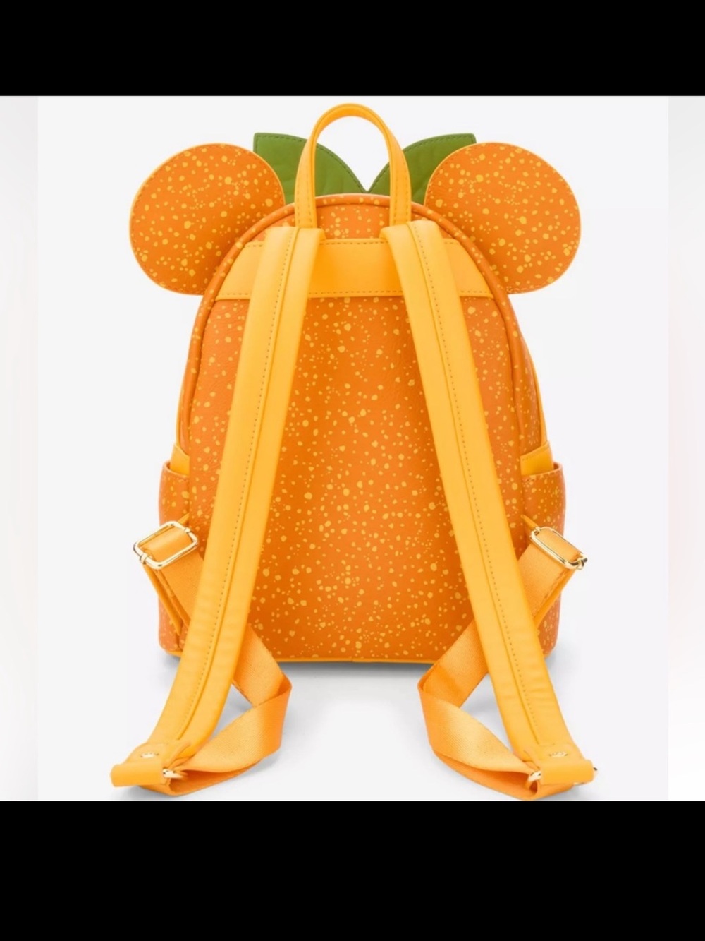 Loungefly Disney Minnie Mouse Orange Ears Orange Scented Mini Backpack & Coin - Picture 4 of 14